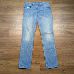 Levi's Jeans 511 White Oak Cone Denim Jeans Mens 34x34(33) Slim Straight